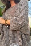 Conrad Grunge Loose Cotton Knit Earth